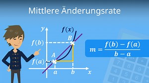 Mittlere Änderunsgrate • Differenzenquotient berechnen