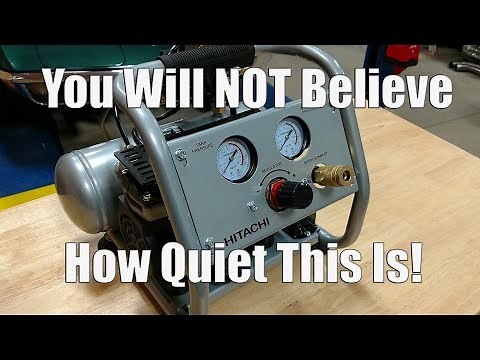 New Hitachi EC28M Ultra-Quiet 1 Gallon Air Compressor Review and Comparison