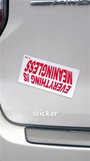 Bumper Sticker v2.0 🧲💥 Magnetic Bumper Sticker Conversion Kits available now.