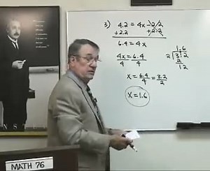 Art Reed and John Saxons Math 76, 4th Ed, Lesson 87