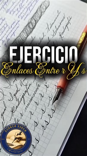 Caligrafía Cursiva. Te enseño a realizar enlaces entre las minúsculas r y s, así puedes mejorar la letra para los escritos de apuntes. La puedes realizar con lápiz, bolígrafo, pluma fuente o plumilla de inmersión. Recuerda el Método Palmer como recomendación al igual que The Champion Method Of Practical Business Writing by Mary L. Champion #caligrafía #aprendeaescribir #escrituraelegante #caligrafíaletrasamano #metodopalmer