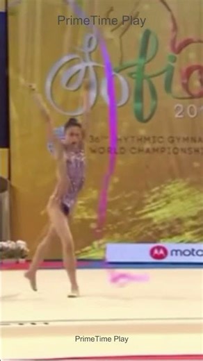 This flexibility is actually insane #rhythmicgymnastics #gymnastics #talent