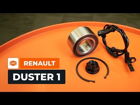 How to change the front wheel bearings and ABS sensors on the RENAULT DUSTER 1 [AUTODOC TUTORIAL]