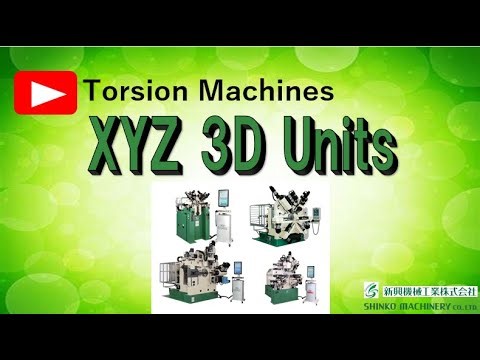 Torsion Machines with 3D(XYZ) units