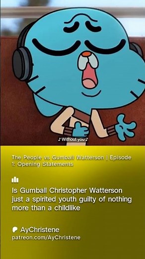 The People vs Gumball Watterson clip #animation