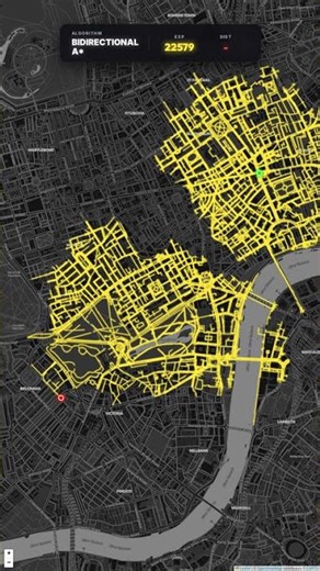 Real Map Implementation of Bidirectional A*