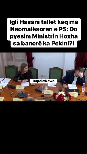 Igli Hasani tallet keq me Neomalësoren e PS: Do pyesim Ministrin Hoxha sa banorë ka Pekini?!