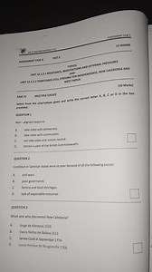 GR 12 HISTORY MODULE 1 A1ASSESSMENT TASK 3: TEST 3TOPICS:U... | Filo