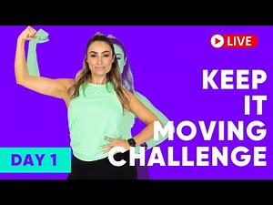 Day 1 – Keep It Moving Challenge | Beginner Sculpt Workout (Full Body, No Equipment)