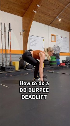 HOW DO PERFORM THE DUMBBELL BURPEE DEADLIFT