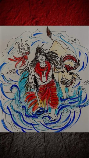 Ganesha drawing | mahadev drawing #ganesh #mahadev #shiv #parvati #shankar #ganesha