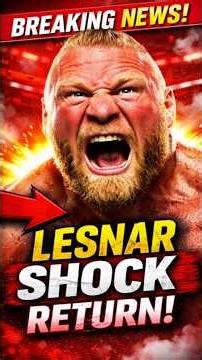 Brock Lesnar’s WWE RAW Return Confirmed – What Happens Next?.