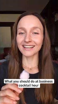 How to use business cocktail hour & How to win at networking #networkingtips