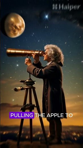 Isaac Newton & The Apple That Changed Science Forever 🍎✨#newton #newtonstudy #Newtonlife