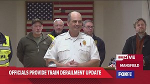'Keep the windows closed and stay inside' - Mansfield Fire Dept gives train derailment update
