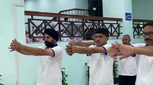 IGNOU officials including VC Prof. Uma Kanjilal, along with faculty and staff members took part in Yoga Day Celebrations and also performed Yog Asanas. #YogaForOneEarthOneHealth #IDY2025 #InternationalYogaDay #IGNOU | Indira Gandhi National Open University