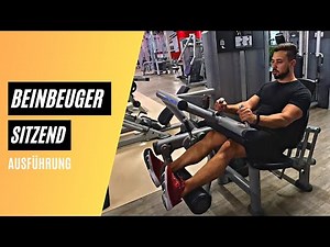 Leg curl machine (seated) - settings and variations