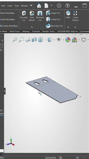 Unfold Sheet Metal in SolidWorks #solidworks #tutorial#engineering #cncsoftware