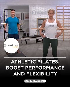 Athletic Pilates: Boost Performance and Flexibility – Merrithew Connect™ App Feature Get ready to take your Pilates practice to the next level as we combine the principles of Pilates with athletic conditioning to enhance your performance and improve your flexibility. Designed for athletes and fitness enthusiasts, this playlist features a curated collection of dynamic and challenging Pilates exercises that target specific muscle groups, improve stability, and increase range of motion. Whether you