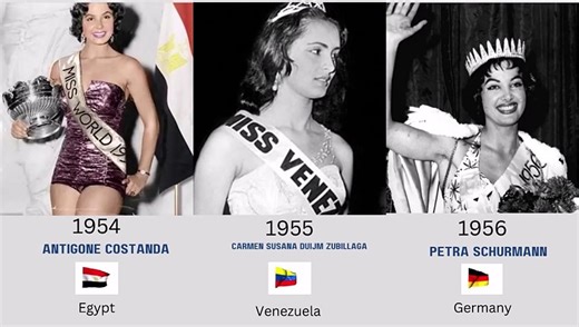 Miss World 1951 to 1960