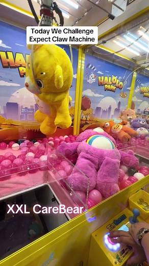Claw Machine Challenge at Halolo Park – CareBear Prizes