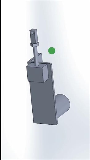 SolidWorks modeling for mechanical eraser click testing