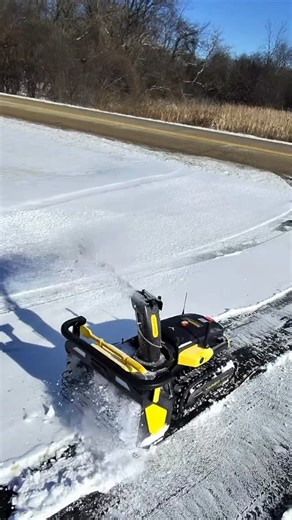 Tools In Action on Instagram: "A remote control snow blower from @yarboglobal"