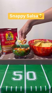 Make a bowl of salsa that’s truly super. Check out this recipe featuring a chewy, naturally sweet gamechanger: Sun-Maid. 👇 Ingredients: • 1/2 cup diced red bell pepper • 1/2 cup yellow bell pepper • 1/2 cup green bell pepper • 1 cup Sun-Maid Mediterranean Apricots or Raisins • 1 cup diced fresh pineapple • 1/2 cup diced red onion • 1/2 cup jicama (optional) • 1/4 cup finely chopped cilantro or parsley • 1/2 seeded and minced jalapeno • 2 to 3 tablespoons lime juice • 1 small clove minced garlic