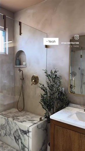 Shower without tile! Microcement shower in Austin, Tx