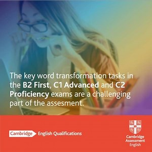 11 reactions | Tune in to our Cambridge English learner page (https://www.facebook.com/CambridgeEnglish/) at 11am (UK time) this morning and hear our expert Anna Siepert speak about the Use of English paper and how to tackle key word transformations. If you can't make it, don't worry - we will make sure a recording is available on both pages after the live session. | Teaching English with Cambridge | Facebook