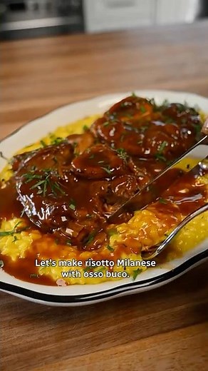 Making osso buco and risotto alla Milanese with chef Dwight Smith