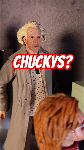 Chuckys!? NECA figure set up