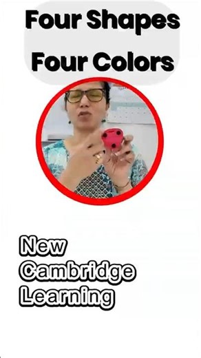 Can You Name These 4 Shapes? 🔵🟥🔺