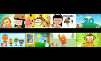 Mix of 8 videos from youtube : Super Simple Songs 8 Parison 3