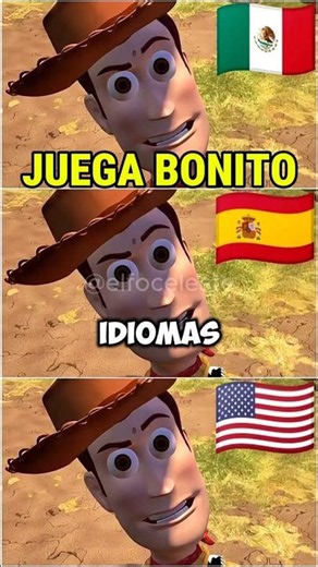 😱WOODY: "PLAY NICE SID" BUT IN 3 LANGUAGES #toystory #toystory5 #curiosities