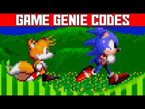 (Sonic the Hedgehog 2 Sega Genesis) Super Sonic & Invincibility - Game Genie Codes
