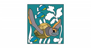 Sea turtle coloring page ♥ Online and Print for Free!