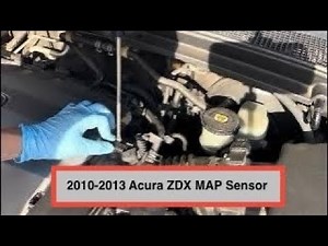 2010-2013 Acura ZDX MAP sensor replacement Manifold Absolute Pressure Sensor DIY repair fix change