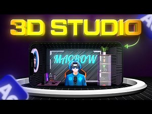 Create Viral 3D Studio 🔥 Just using After Effects