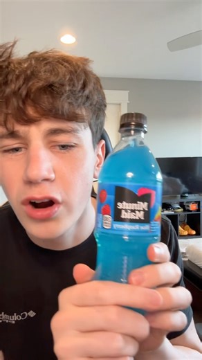 Blue Lemonade Chug Challenge