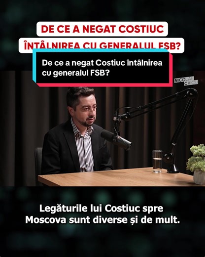 De ce a negat Costiuc întâlnirea cu generalul FSB? #Costiuc #fsb #moldova #chisinau #stiri