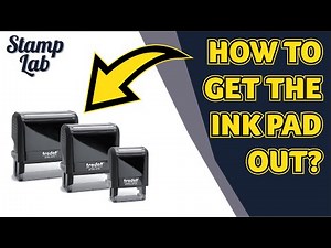 How do you refill a Trodat self inking stamp pad?