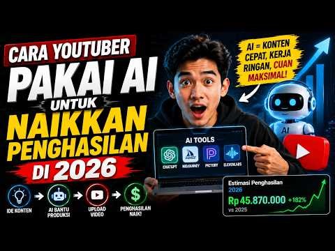 Cara YouTuber Pakai AI untuk Naikkan Penghasilan di 2026