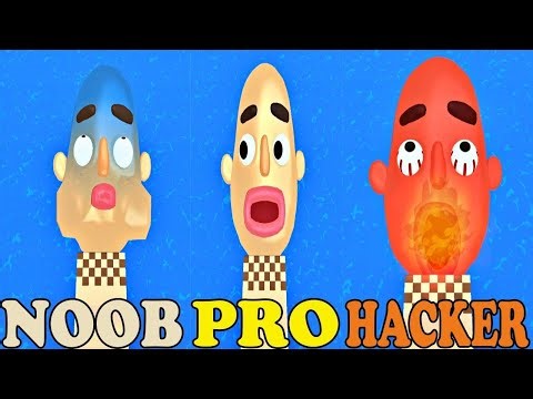 Noob vs Pro vs Hacker Sandwich Runner game - All Levels Gameplay Android iOS