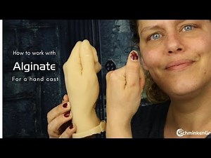 How to work with Alginate | How to make a hand cast | FX Makeup