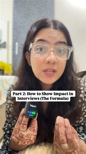 Avreen | Content Creator | this one simple formula helped me turn average answers into impactful ones [interview preparation, interview tips, how to answer in... | Instagram
