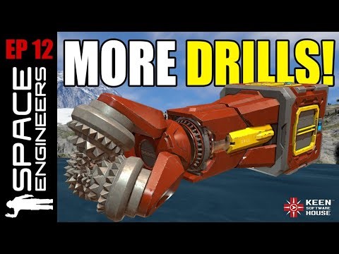 Space Engineers Survival (EP12) | Building a Solar Array and An Improved Base Drill! w/Mjaf[2025]