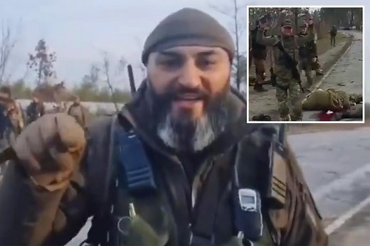 Video shows Ukrainian forces shooting dead a wounded Russian soldier