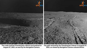 Chandrayaan-3 mission: Pragyan rover stumbles upon giant crater on Moon’s south pole