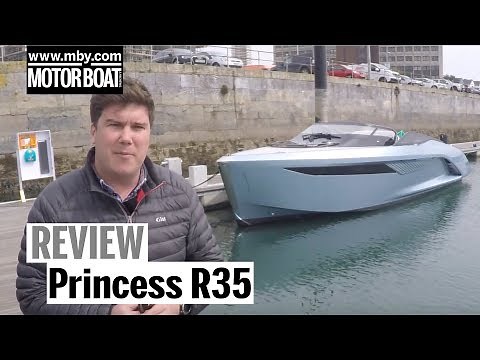 Princess Yacht R35 | Foiling superboat test drive and review | Motor Boat & Yachting